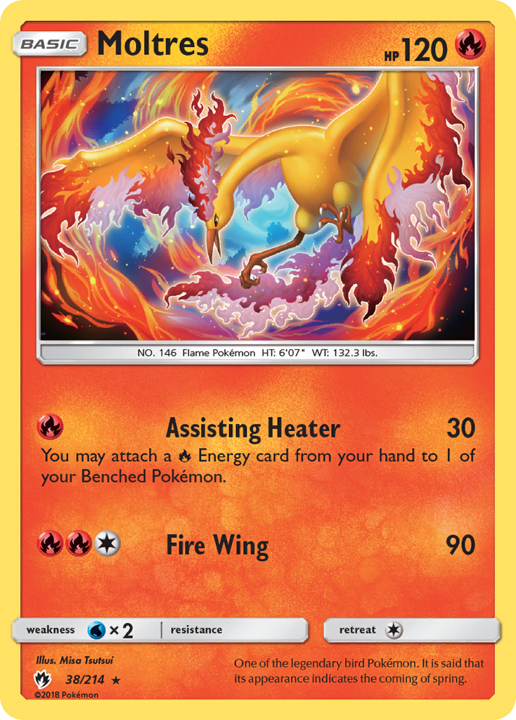 Moltres (38/214) [Sun & Moon: Lost Thunder] | Card Citadel