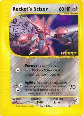 Rocket's Scizor (4) (Jumbo Card) [Best of Promos] | Card Citadel