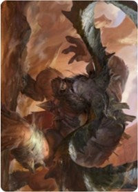 Moraug, Fury of Akoum Art Card [Zendikar Rising Art Series] | Card Citadel