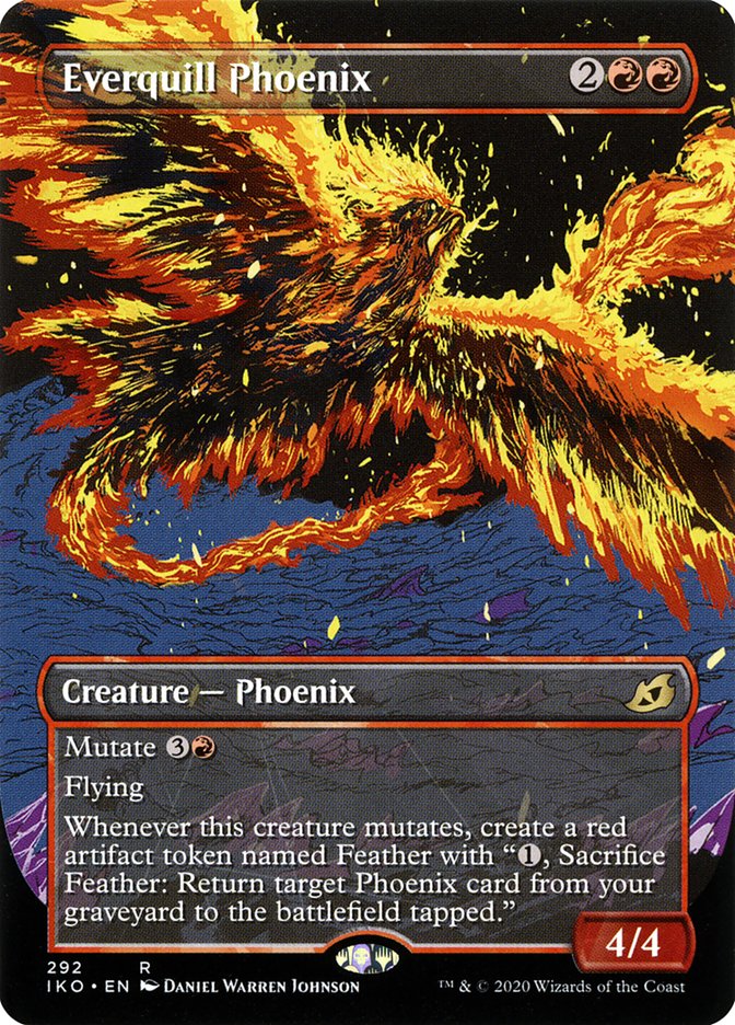 Everquill Phoenix (Showcase) [Ikoria: Lair of Behemoths] | Card Citadel