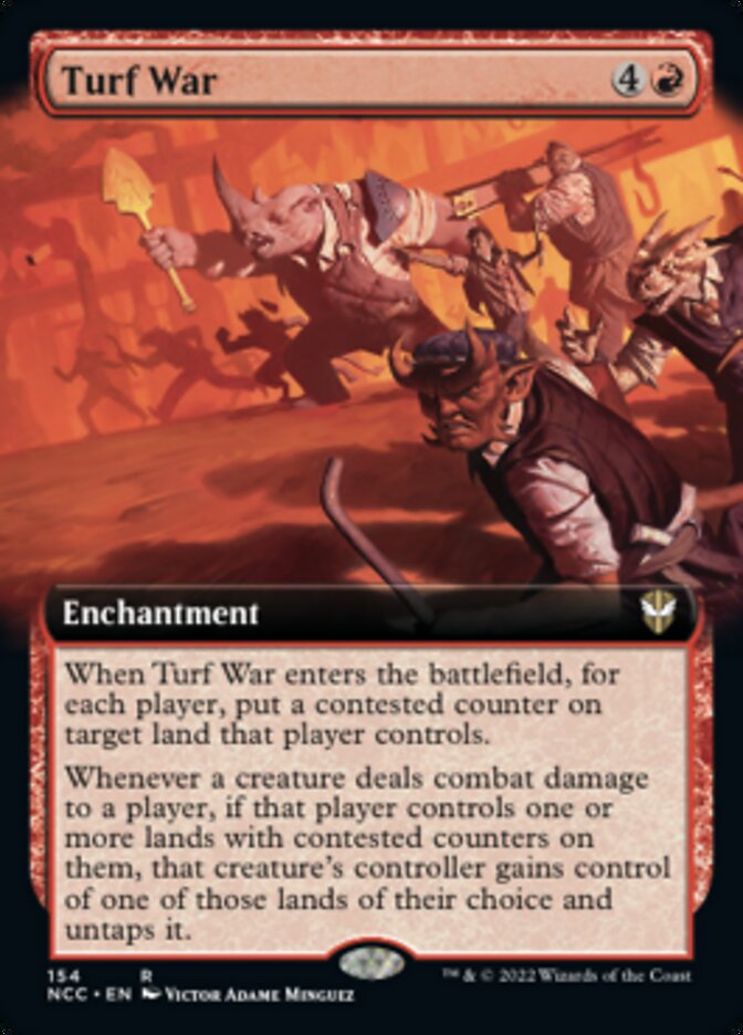 Turf War (Extended Art) [Streets of New Capenna Commander] | Card Citadel