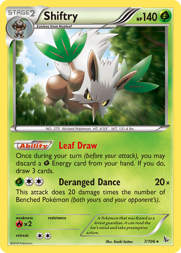 Shiftry (7/106) [XY: Flashfire] | Card Citadel