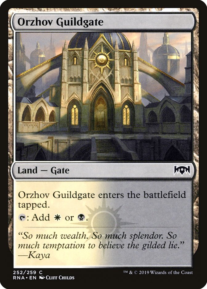 Orzhov Guildgate (252/259) [Ravnica Allegiance] | Card Citadel