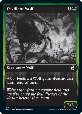 Pestilent Wolf [Innistrad: Double Feature] | Card Citadel