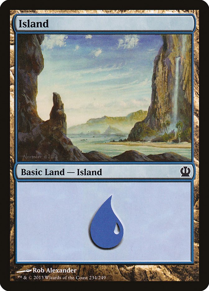 Island [Theros] | Card Citadel