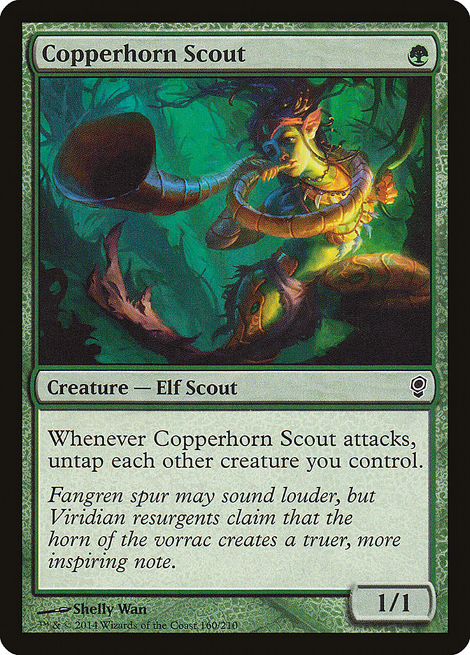 Copperhorn Scout [Conspiracy] | Card Citadel