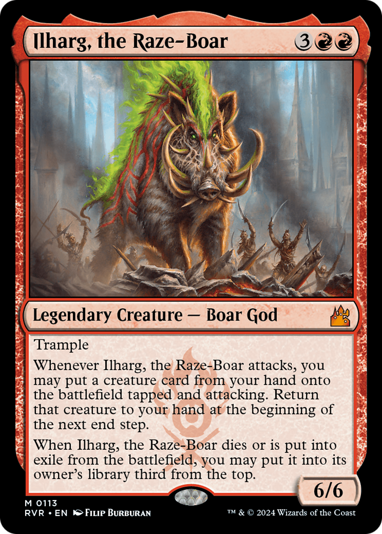 Ilharg, the Raze-Boar [Ravnica Remastered] | Card Citadel