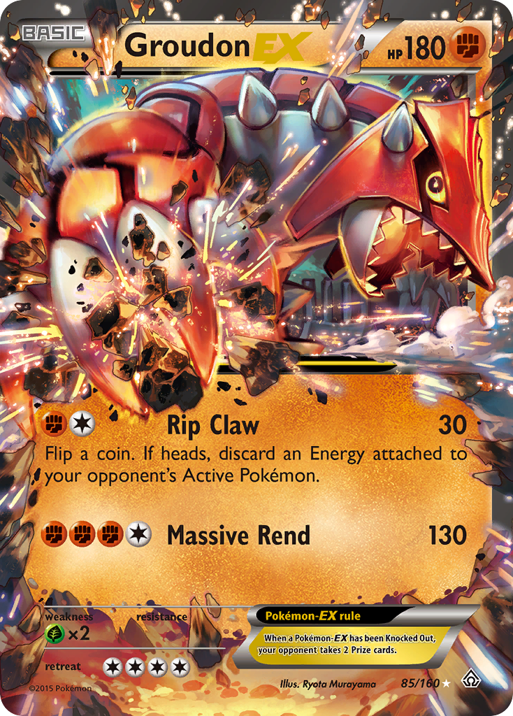 Groudon EX (85/160) [XY: Primal Clash] | Card Citadel