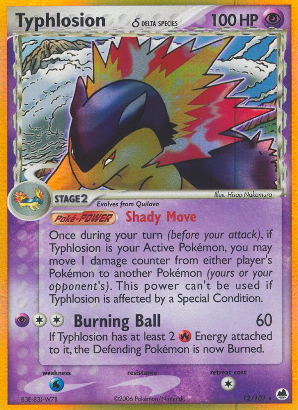 Typhlosion (12/101) (Delta Species) [EX: Dragon Frontiers] | Card Citadel