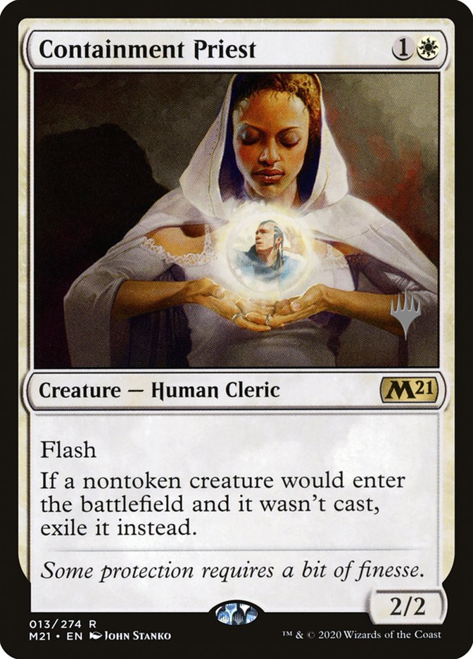 Containment Priest (Promo Pack) [Core Set 2021 Promos] | Card Citadel