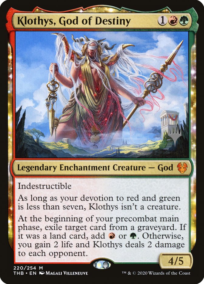 Klothys, God of Destiny (Promo Pack) [Theros Beyond Death Promos] | Card Citadel