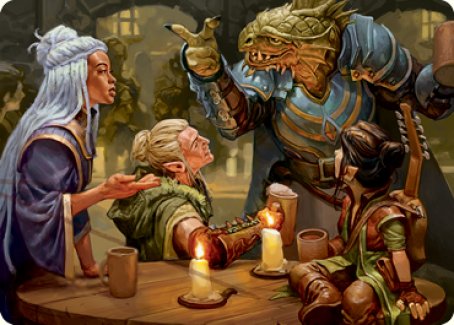 You Meet in a Tavern Art Card [Dungeons & Dragons: Adventures in the Forgotten Realms Art Series] | Card Citadel