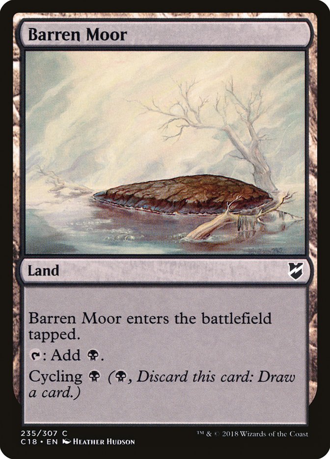 Barren Moor [Commander 2018] | Card Citadel