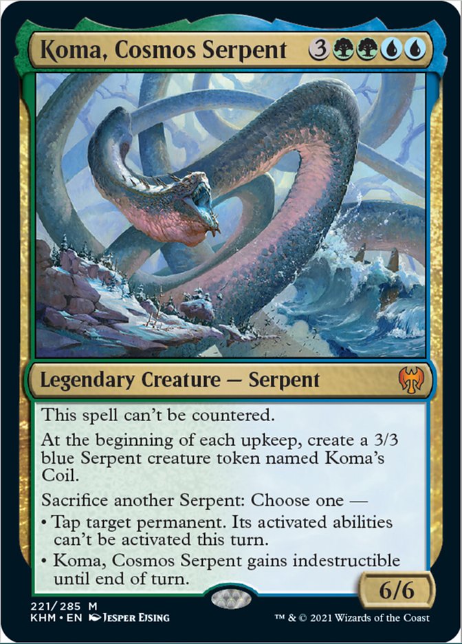 Koma, Cosmos Serpent [Kaldheim] | Card Citadel