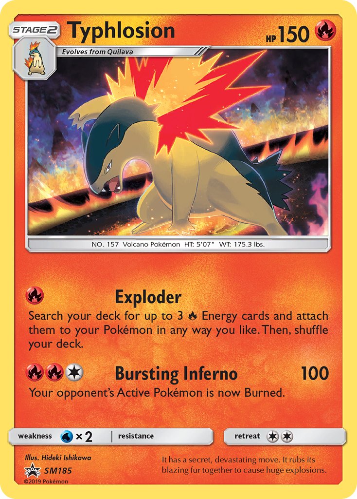 Typhlosion (SM185) [Sun & Moon: Black Star Promos] | Card Citadel