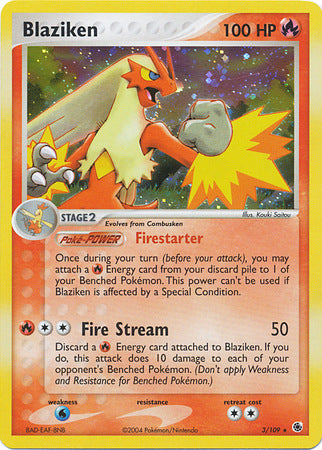 Blaziken (3/109) (Cosmos Holo) [EX: Battle Stadium] | Card Citadel