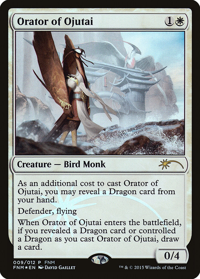 Orator of Ojutai [Friday Night Magic 2015] | Card Citadel