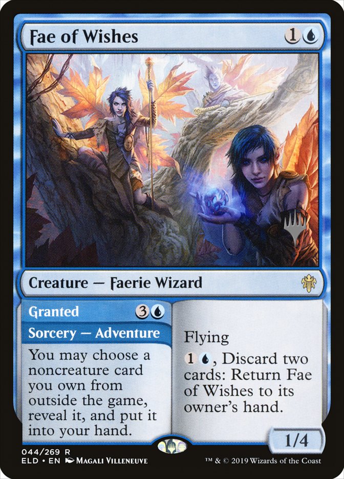 Fae of Wishes // Granted (Promo Pack) [Throne of Eldraine Promos] | Card Citadel