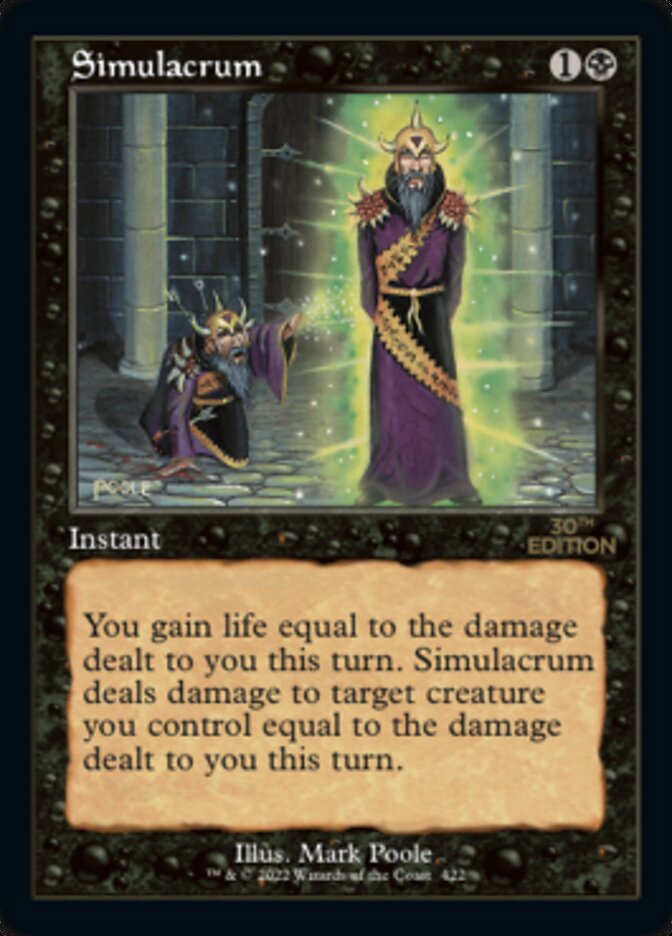 Simulacrum (Retro) [30th Anniversary Edition] | Card Citadel