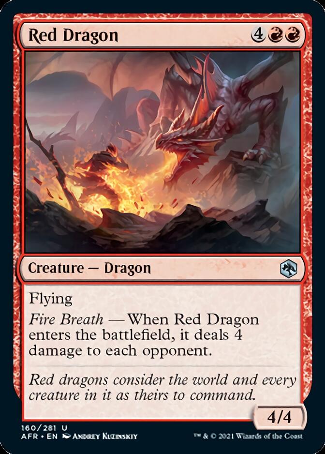 Red Dragon [Dungeons & Dragons: Adventures in the Forgotten Realms] | Card Citadel