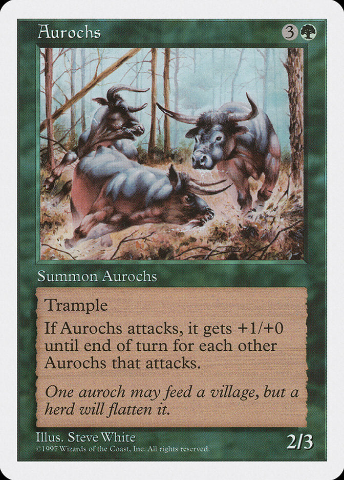 Aurochs [Fifth Edition] | Card Citadel