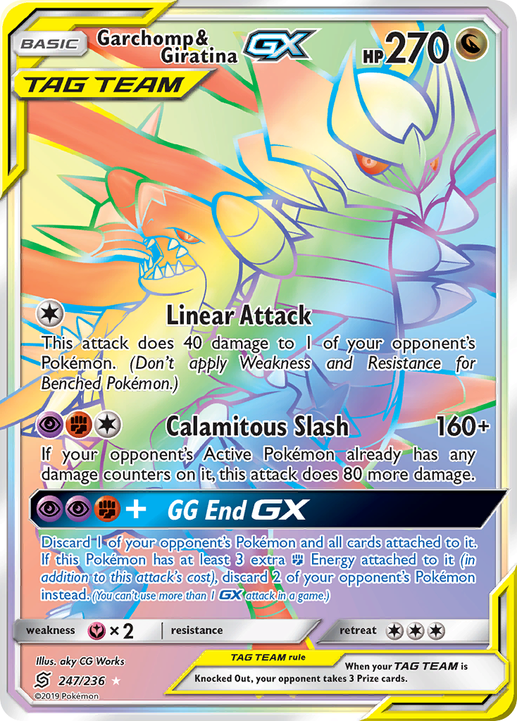 Garchomp & Giratina GX (247/236) [Sun & Moon: Unified Minds] | Card Citadel