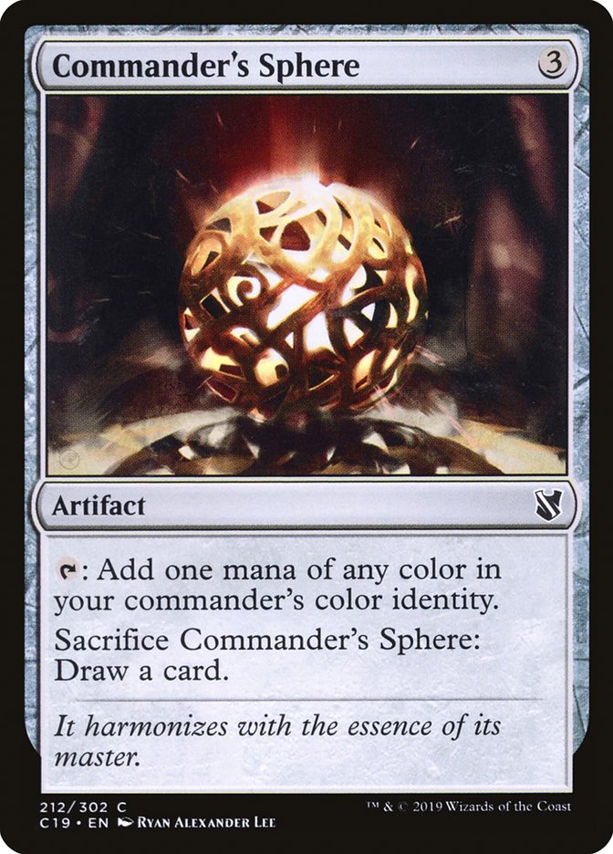 Commander's Sphere [Commander 2019] | Card Citadel