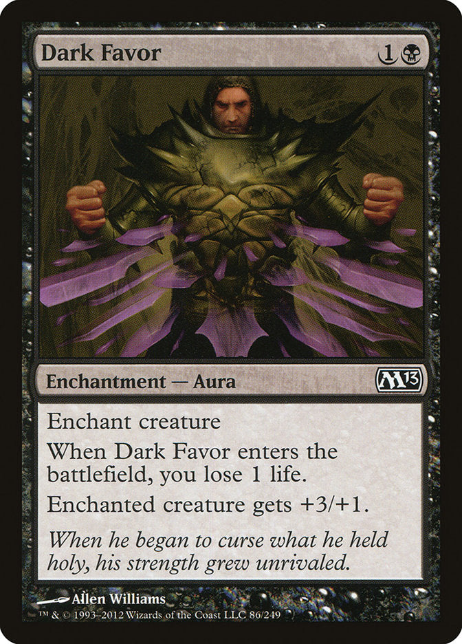 Dark Favor [Magic 2013] | Card Citadel