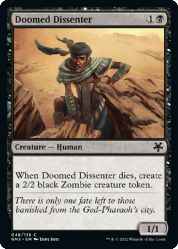 Doomed Dissenter [Game Night: Free-for-All] | Card Citadel