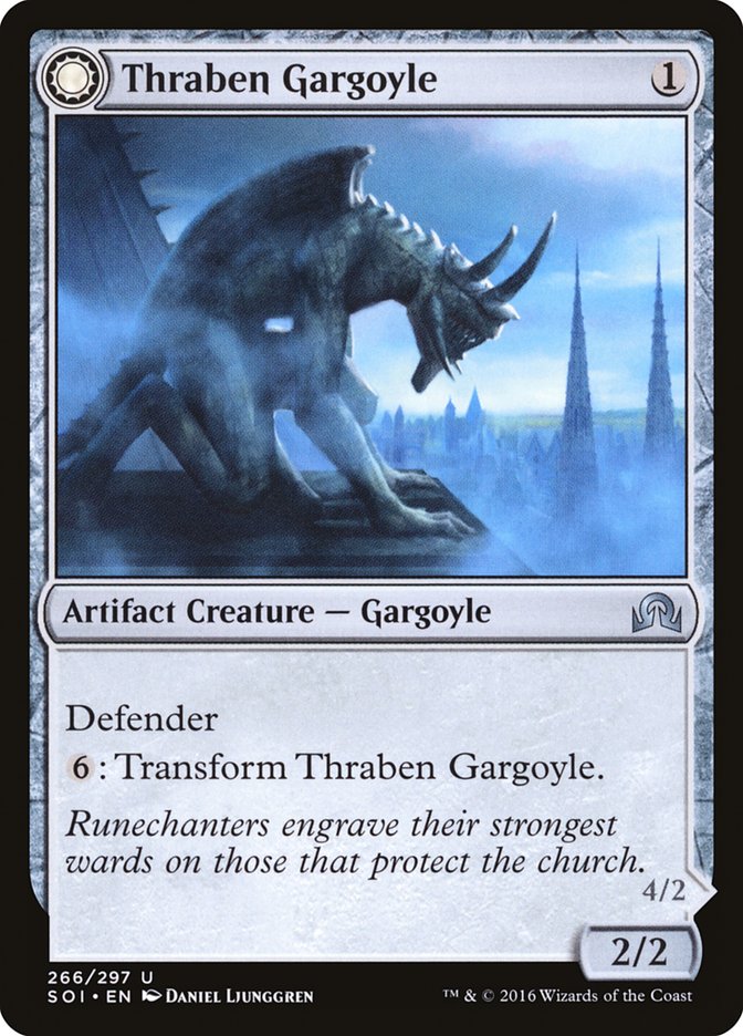 Thraben Gargoyle // Stonewing Antagonizer [Shadows over Innistrad] | Card Citadel