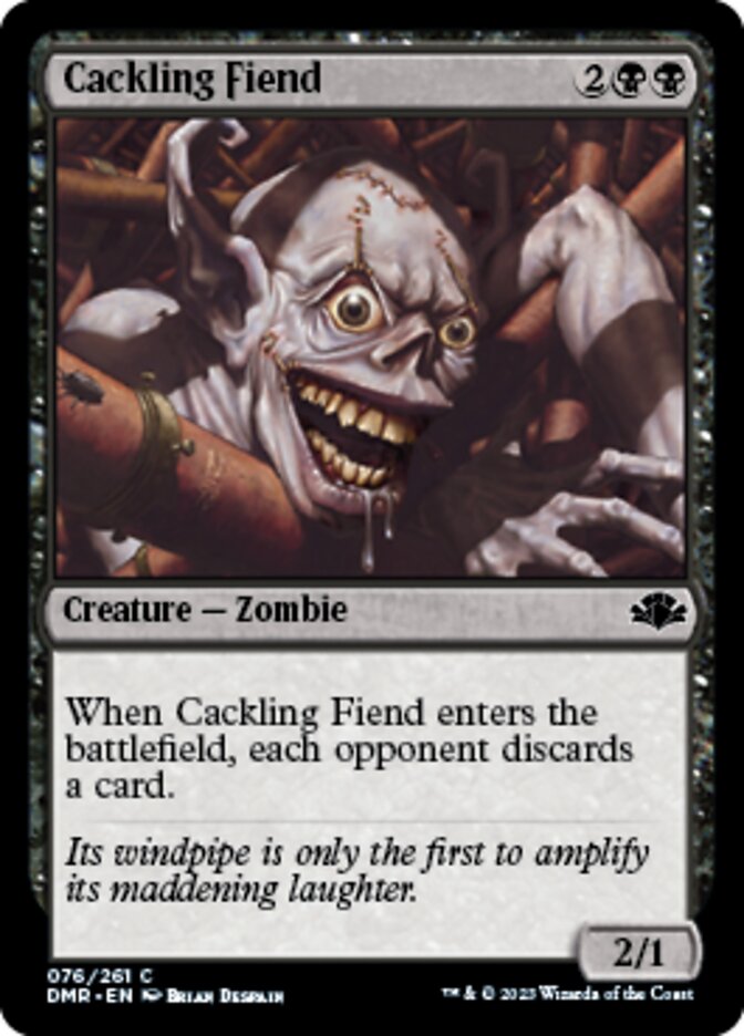 Cackling Fiend [Dominaria Remastered] | Card Citadel