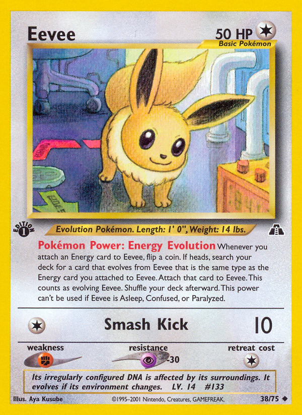 Eevee (38/75) [Neo Discovery 1st Edition] | Card Citadel