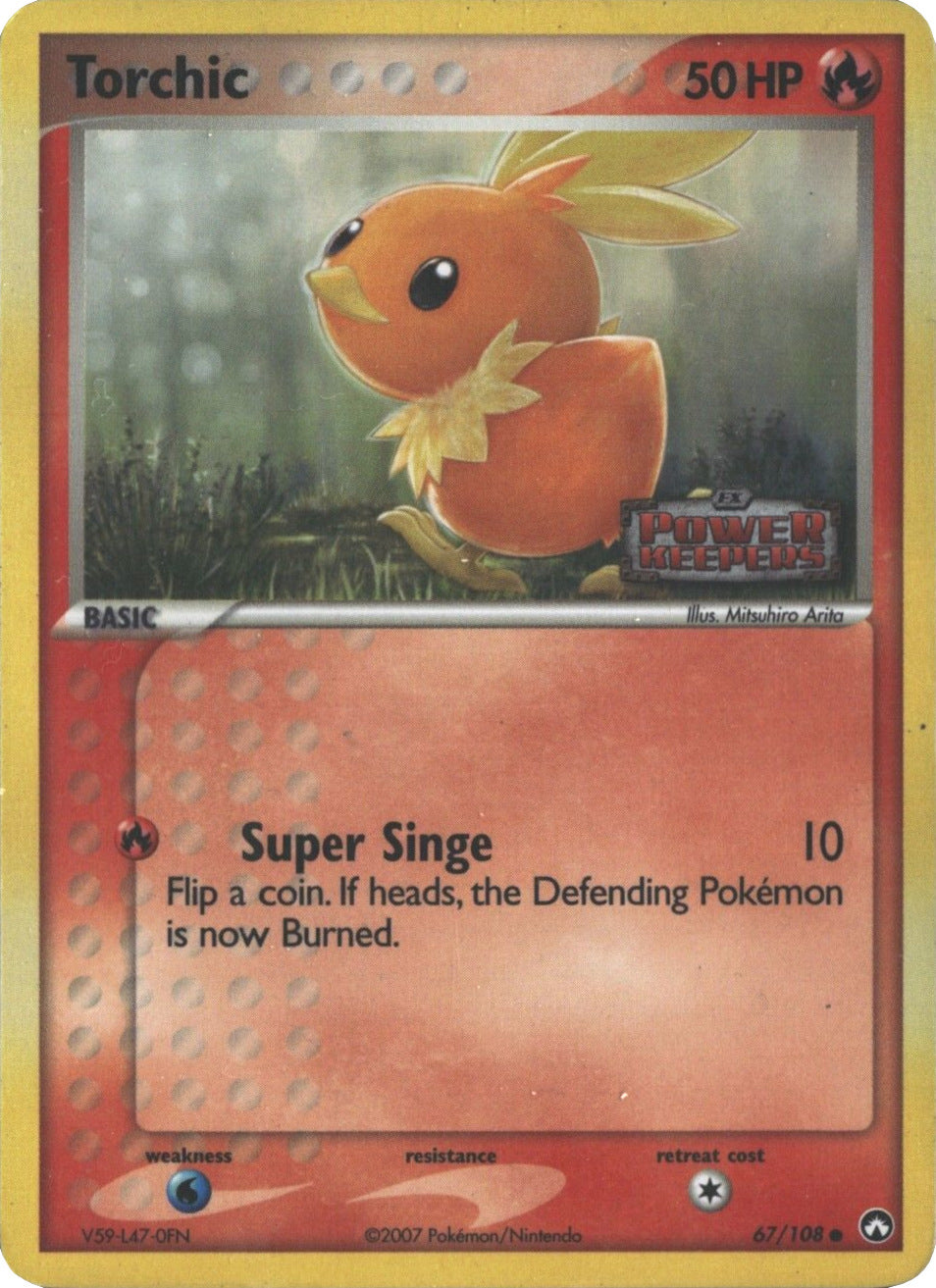 Torchic (67/108) (Stamped) [EX: Power Keepers] | Card Citadel