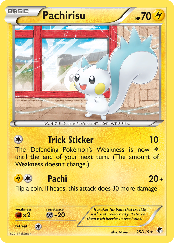 Pachirisu (25/119) [XY: Phantom Forces] | Card Citadel