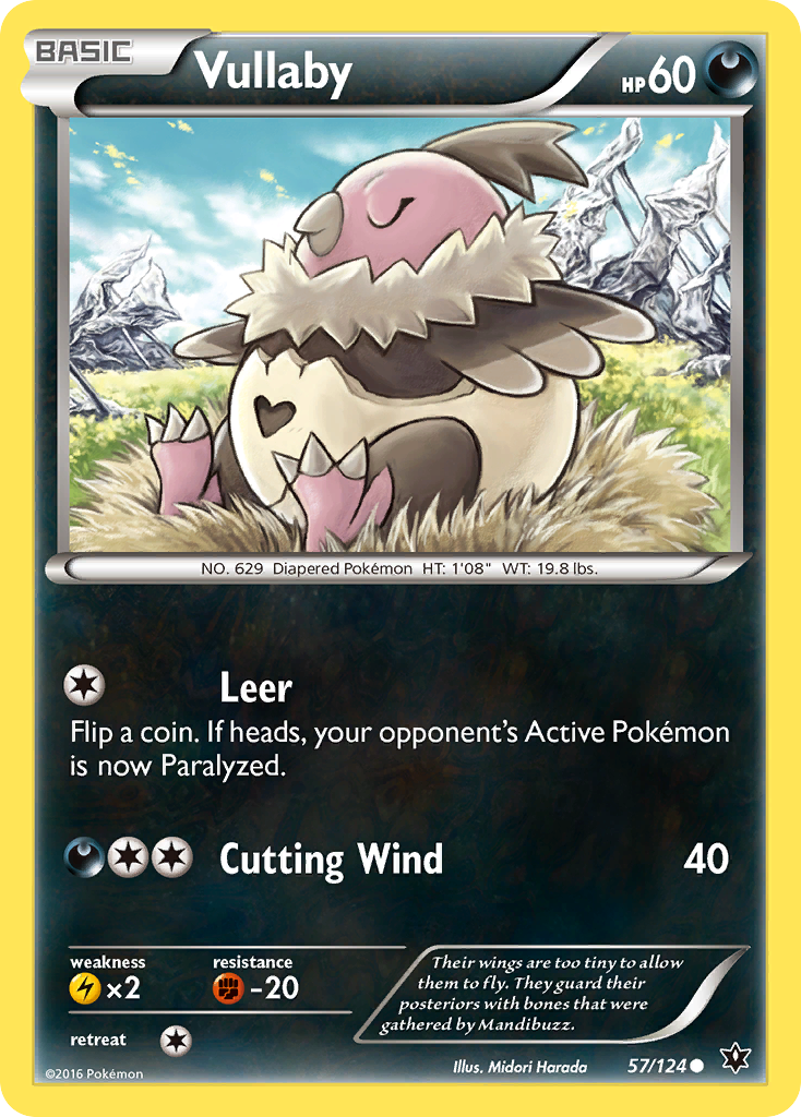 Vullaby (57/124) [XY: Fates Collide] | Card Citadel