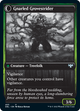 Dormant Grove // Gnarled Grovestrider [Innistrad: Double Feature] | Card Citadel