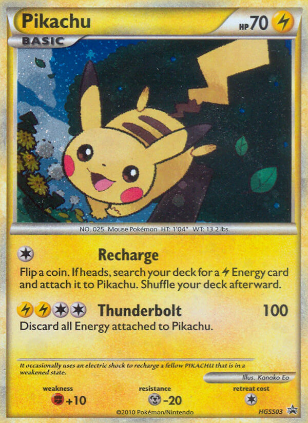 Pikachu (HGSS03) [HeartGold & SoulSilver: Black Star Promos] | Card Citadel