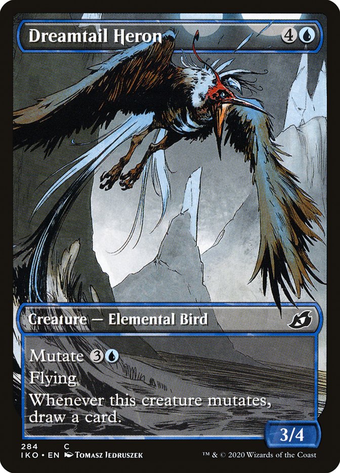 Dreamtail Heron (Showcase) [Ikoria: Lair of Behemoths] | Card Citadel