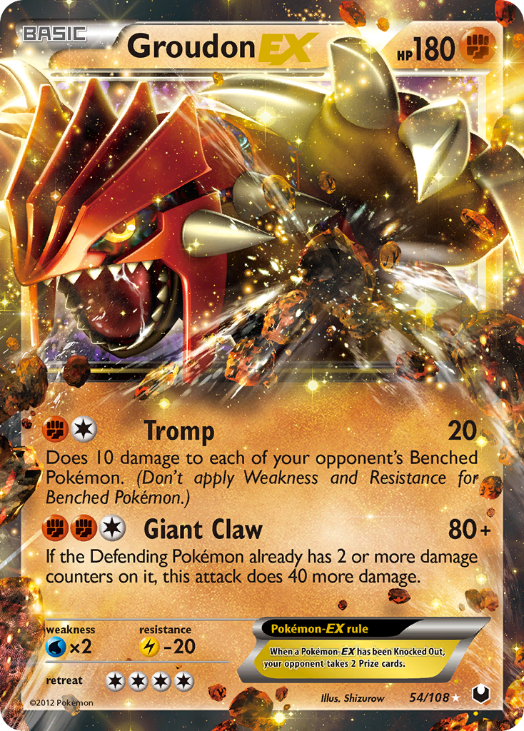 Groudon EX (54/108) [Black & White: Dark Explorers] | Card Citadel