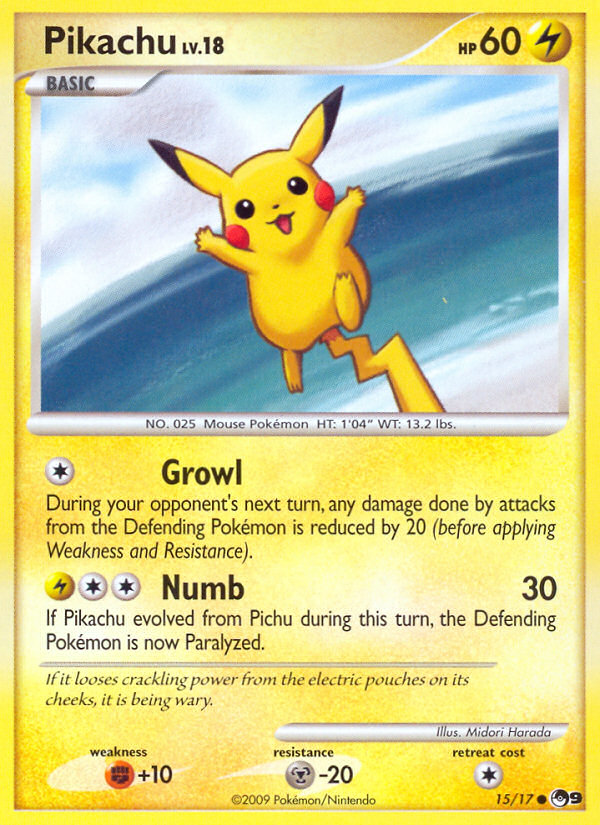Pikachu (15/17) [POP Series 9] | Card Citadel