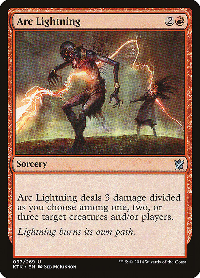 Arc Lightning [Khans of Tarkir] | Card Citadel