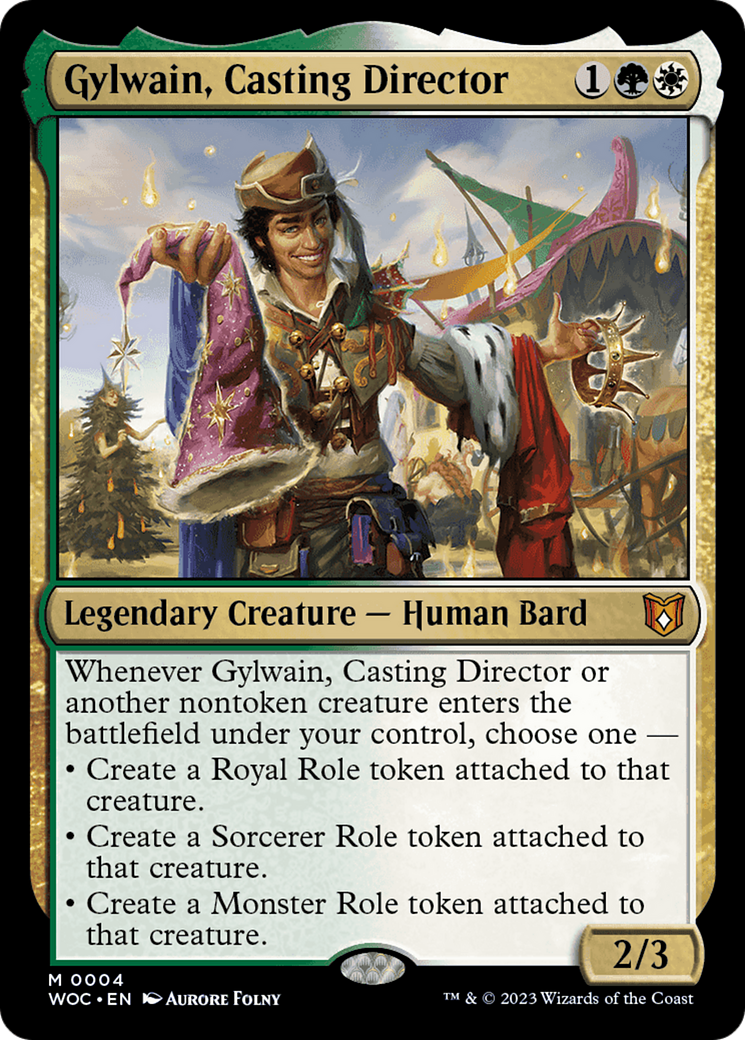 Gylwain, Casting Director [Wilds of Eldraine Commander] | Card Citadel