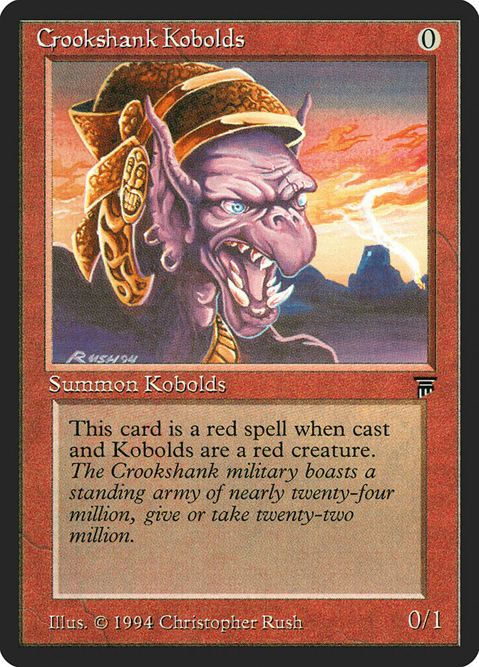 Crookshank Kobolds [Legends] | Card Citadel