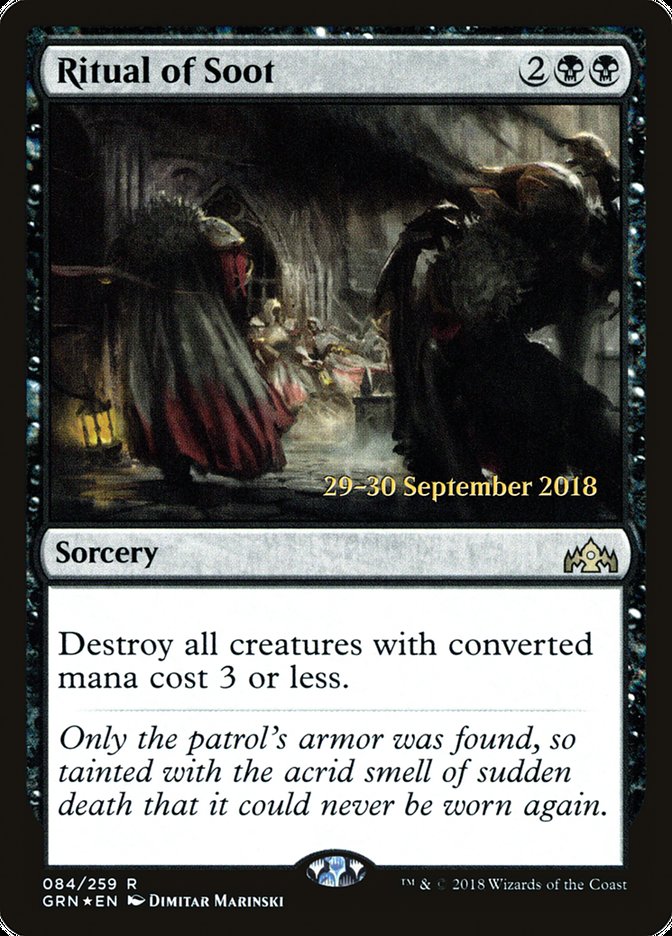 Ritual of Soot  [Guilds of Ravnica Prerelease Promos] | Card Citadel