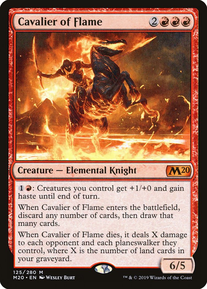 Cavalier of Flame [Core Set 2020] | Card Citadel