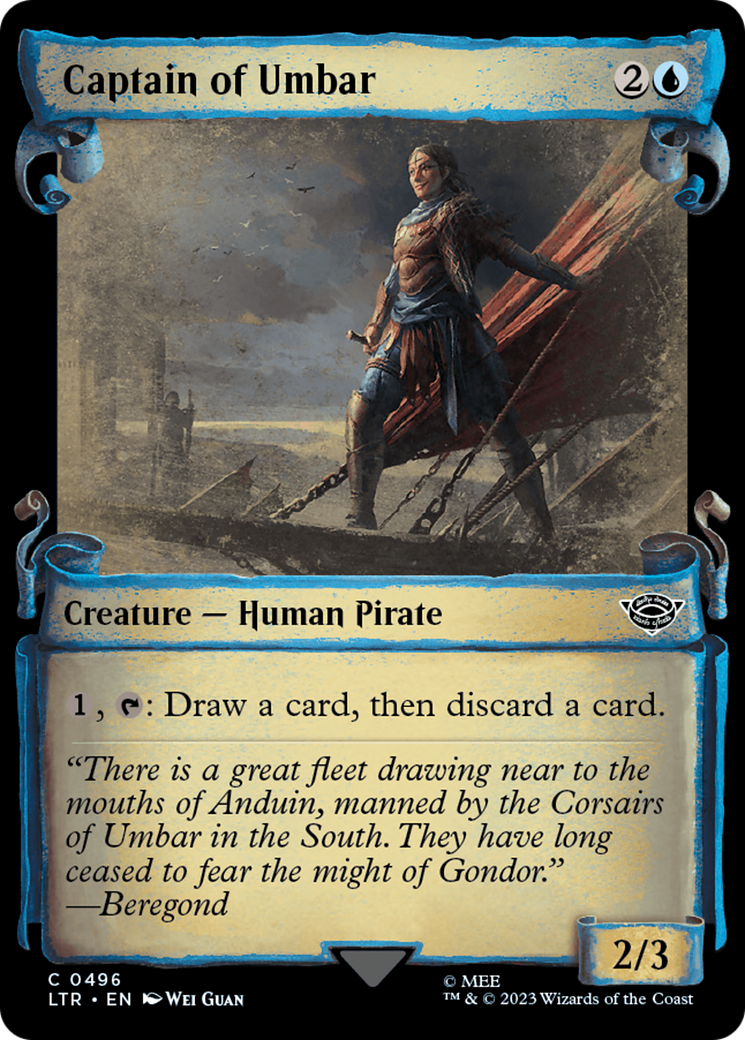 Captain of Umbar [The Lord of the Rings: Tales of Middle-Earth Showcase Scrolls] | Card Citadel