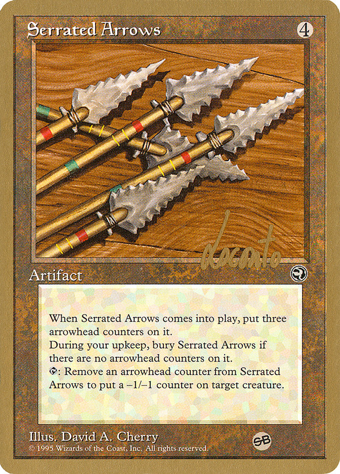 Serrated Arrows (Michael Loconto) (SB) [Pro Tour Collector Set] | Card Citadel