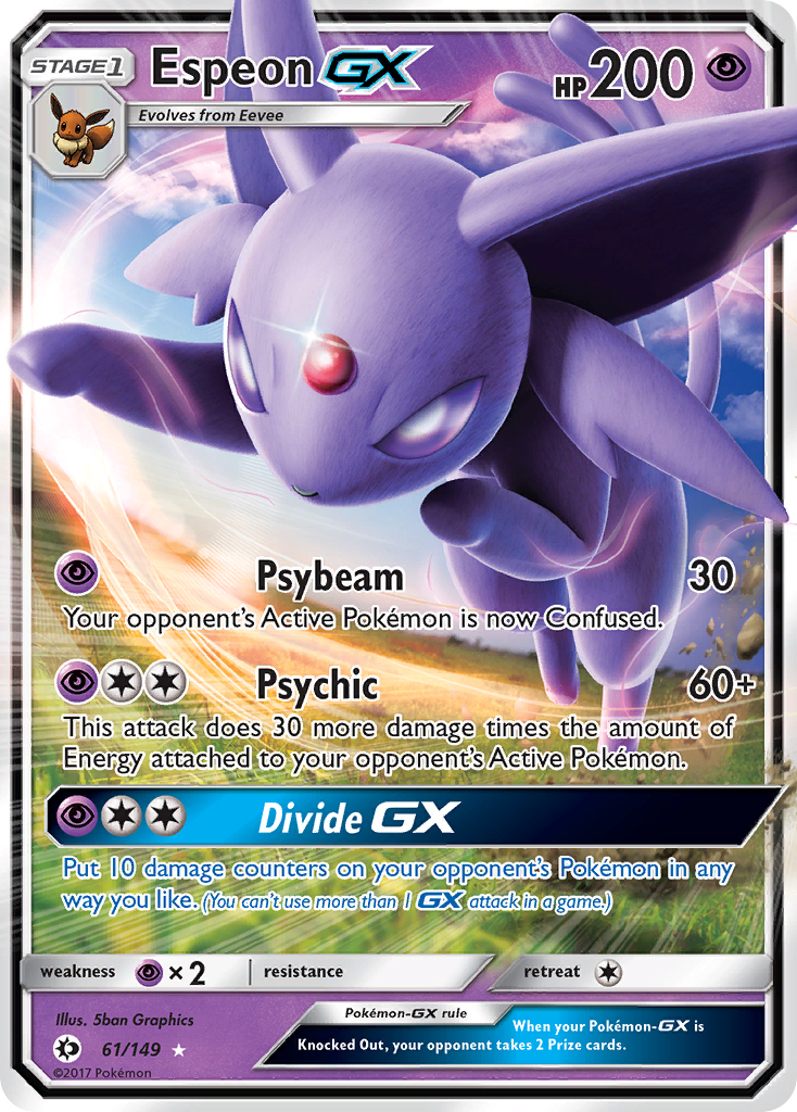 Espeon GX (61/149) [Sun & Moon: Base Set] | Card Citadel