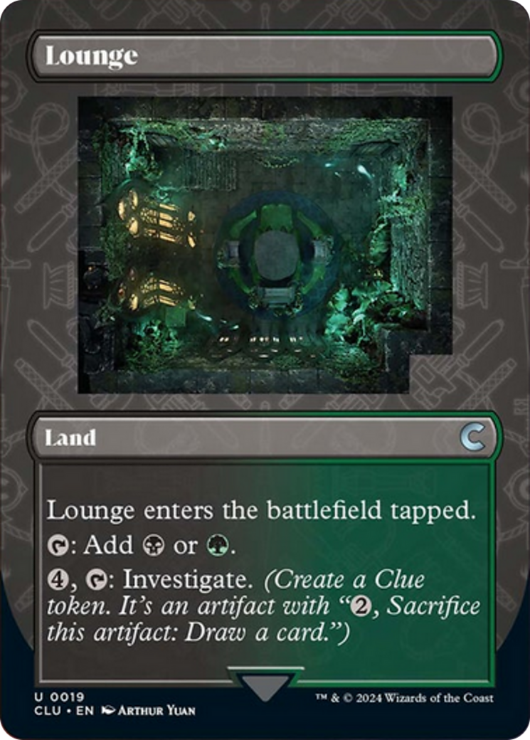 Lounge (Borderless) [Ravnica: Clue Edition] | Card Citadel