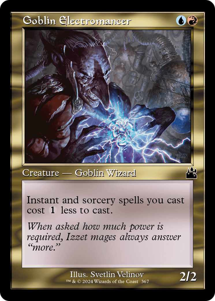 Goblin Electromancer (Retro Frame) [Ravnica Remastered] | Card Citadel